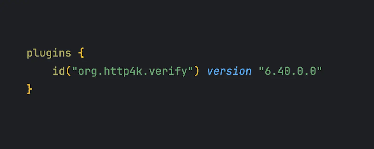 Apply the plugin
